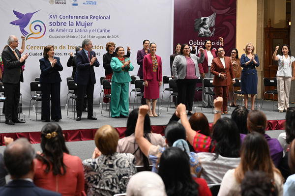 Claudia Sheinbaum inaugura XVI Conferencia Regional sobre la Mujer de América Latina y el Caribe