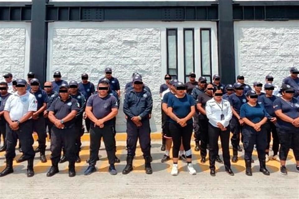 Confirma FGE que 59 policías de Cintalapa fueron detenidos