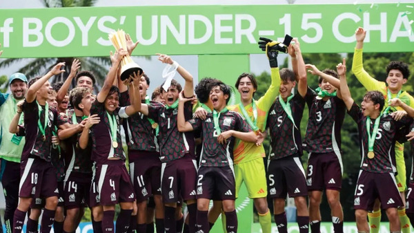Selección Mexicana se corona en el Campeonato Concacaf de la Sub-15