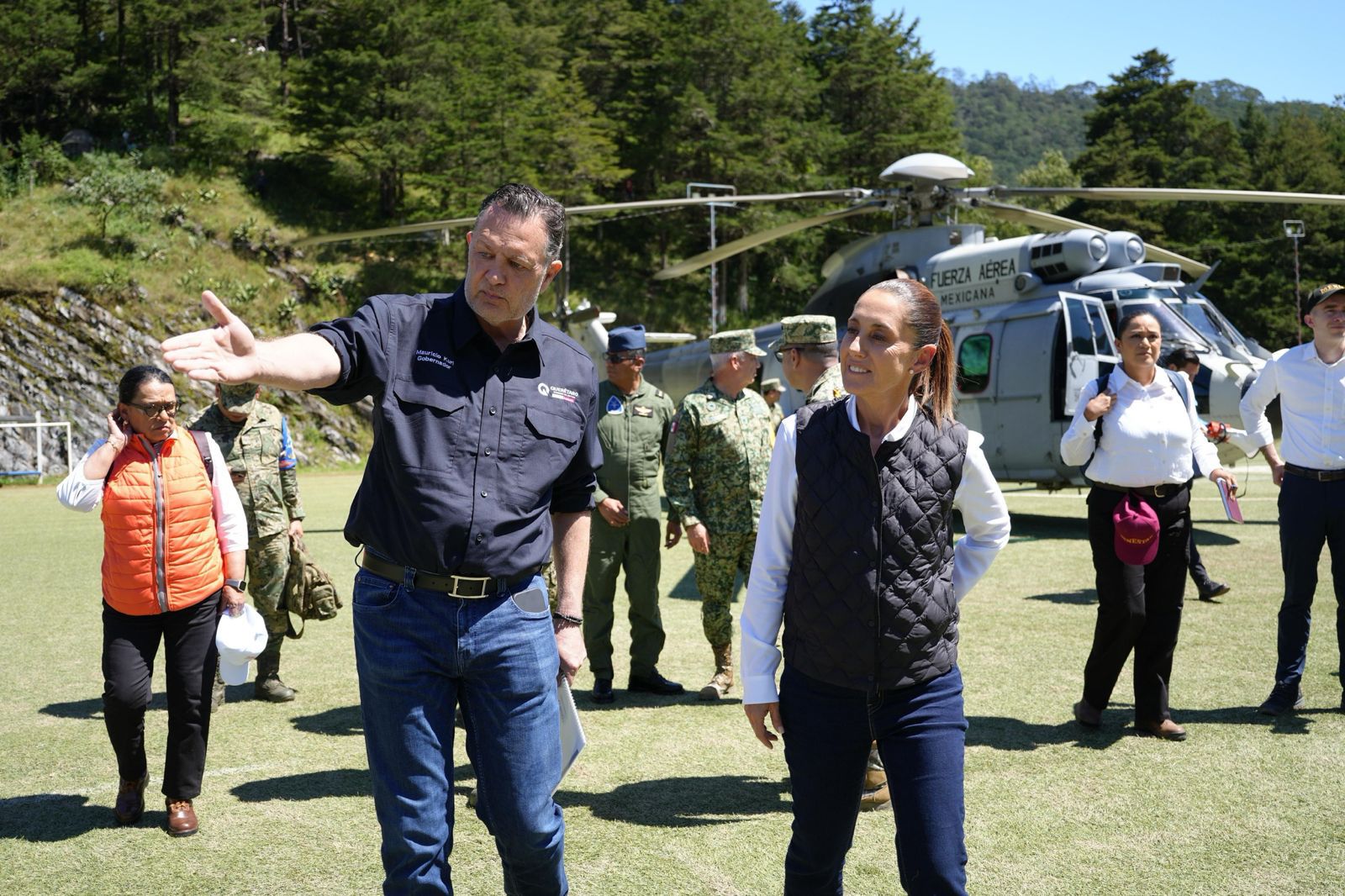 “Hay presupuesto suficiente para apoyar a todas»: Sheinbaum en la sierra de Querétaro