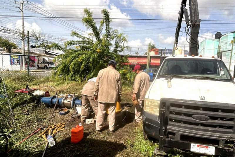 Japay repara falla y restablece servicio en Francisco de Montejo