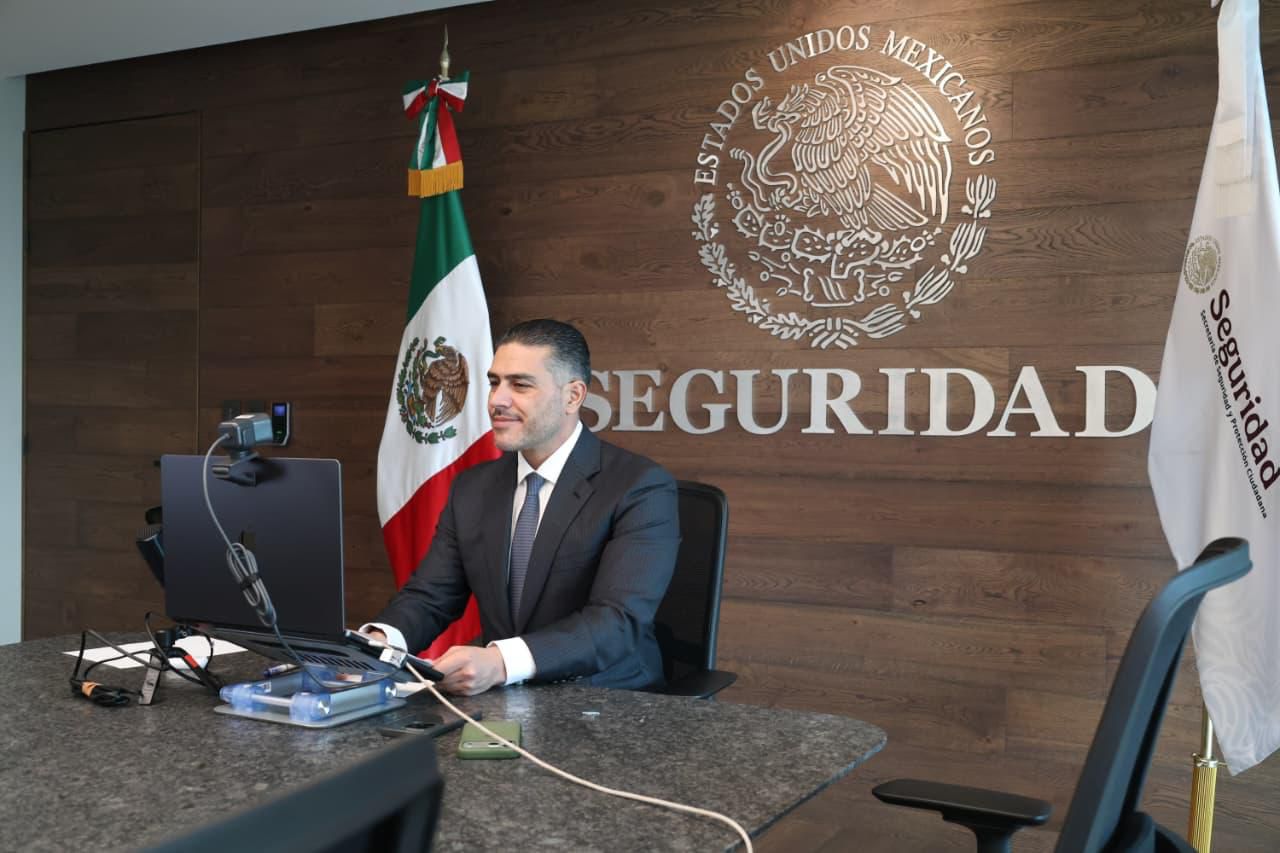 Harfuch acuerda con ministro de Canadá fortalecer la seguridad bilarteral