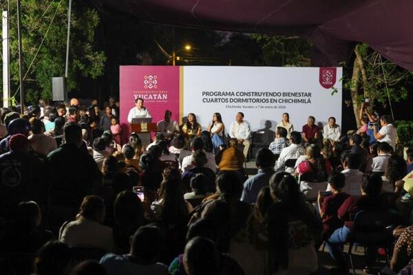 Gobierno de Yucatán fortalece vivienda digna en Chichimilá