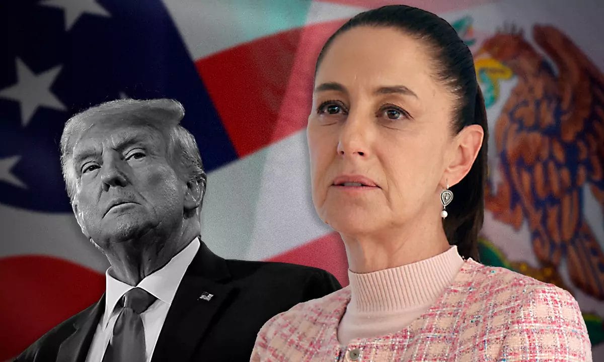 Donald Trump insinúa que Sheinbaum “tiene algo de miedo sobre los cárteles controlando México”