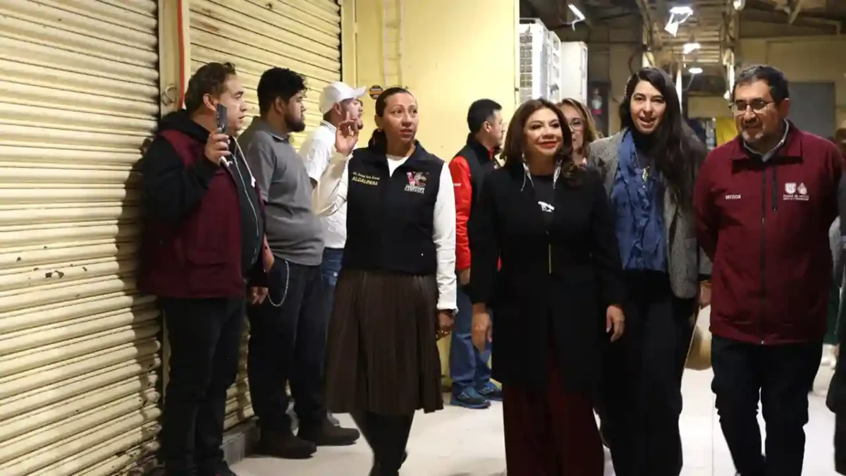 Brugada anuncia apoyo de 50 mil pesos a locatarios del Mercado de Sonora