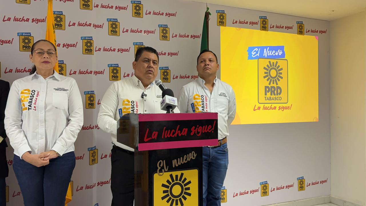 PRD Tabasco alista proyecto alternativo para el estado