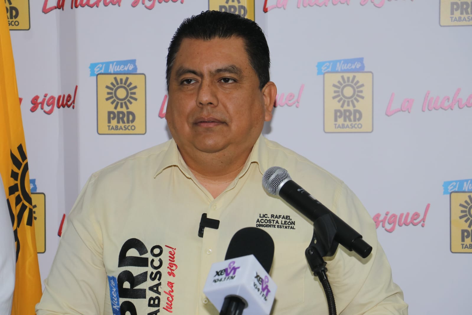 PRD Tabasco alista proyecto alternativo para rescatar al estado