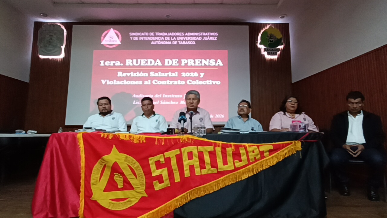 STAIUJAT negocia aumento salarial del 20% con la UJAT