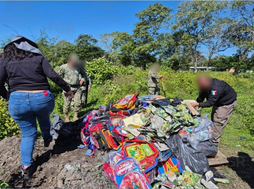 FGR incinera más de 250 kilos de narcóticos en Tabasco