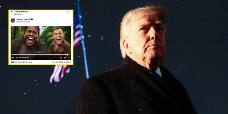 Donald Trump dice que no pedirá disculpas por video que muestra a los Obama como simios