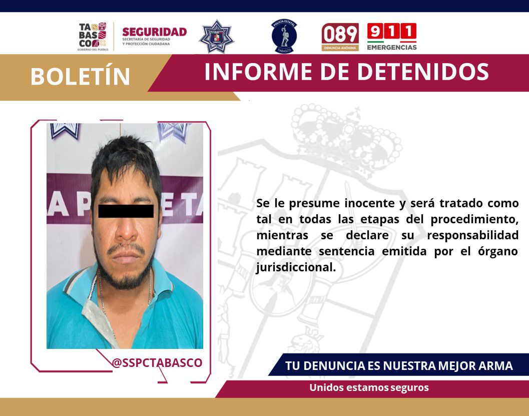 SSPC detiene a sujeto y recupera vehículos robados