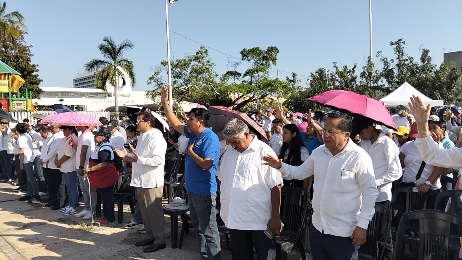 Evangélicos marchan por la paz y la libertad religiosa en Tabasco