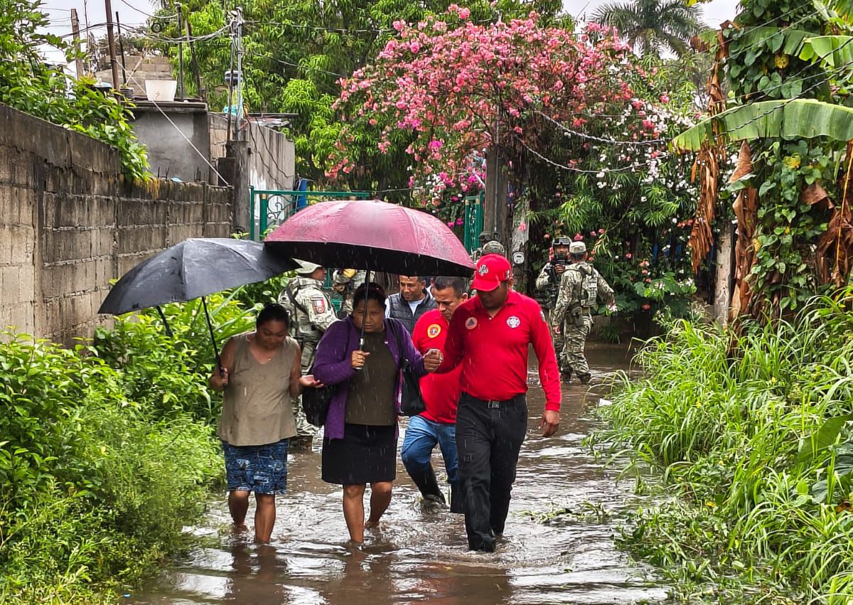 Frente Frío No. 41 deja afectaciones aisladas en comunidades vulnerables de seis municipios de Tabasco