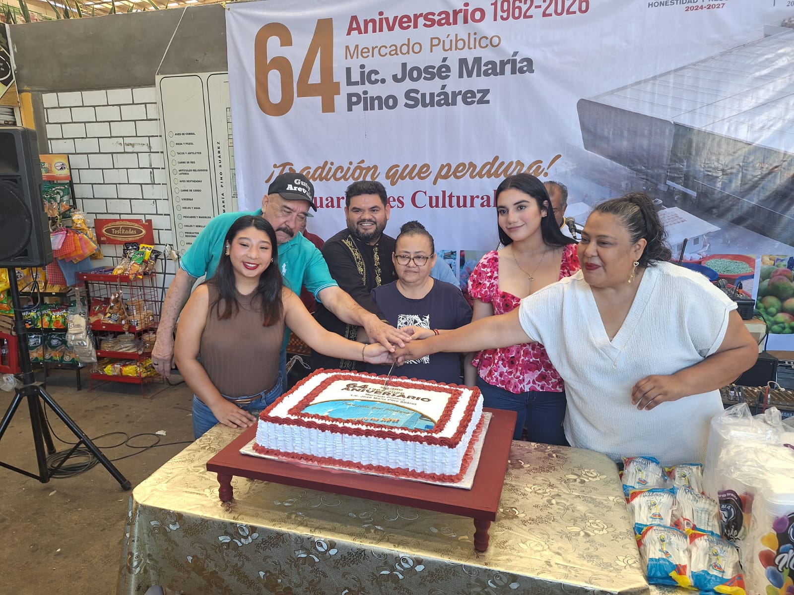 El Mercado Pino Suárez celebra 64 años como el corazón comercial de Villahermosa
