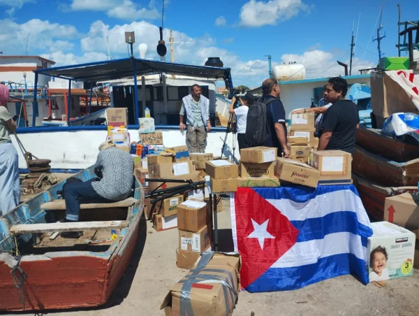 Envían 30 toneladas de ayuda humanitaria a Cuba desde Yucatán