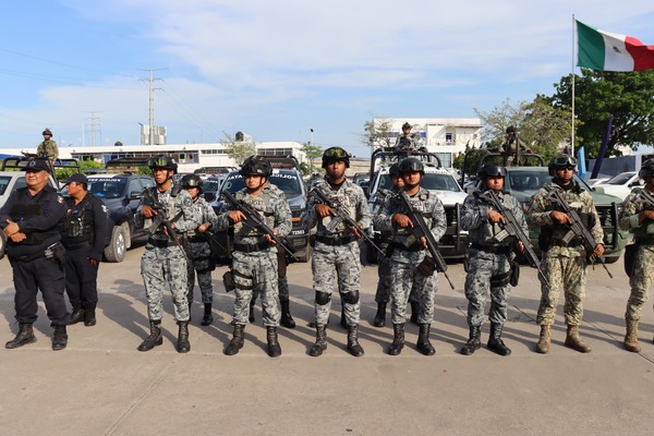 Se refuerza la seguridad con el Operativo Interinstitucional «Tabasco Seguro”