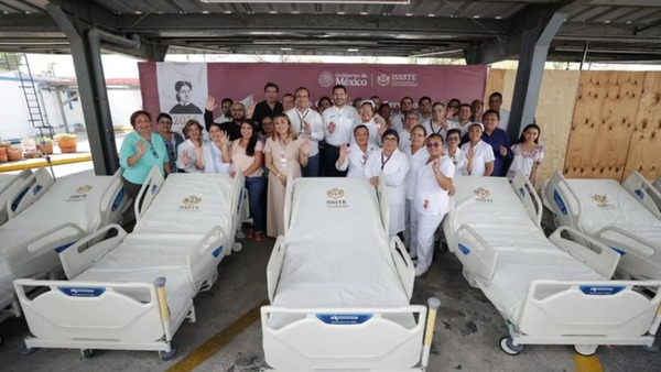 ISSSTE entrega 103 nuevas camas al Hospital “Elvia Carrillo Puerto”