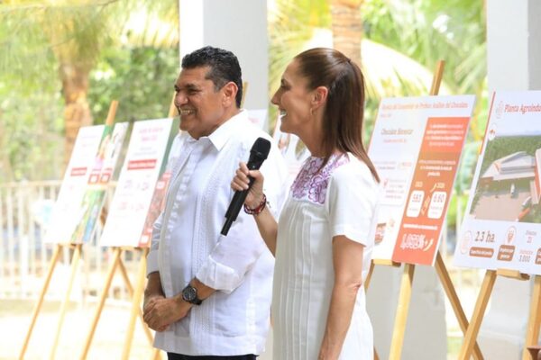 Sheinbaum reconoce gestión de Javier May en Tabasco