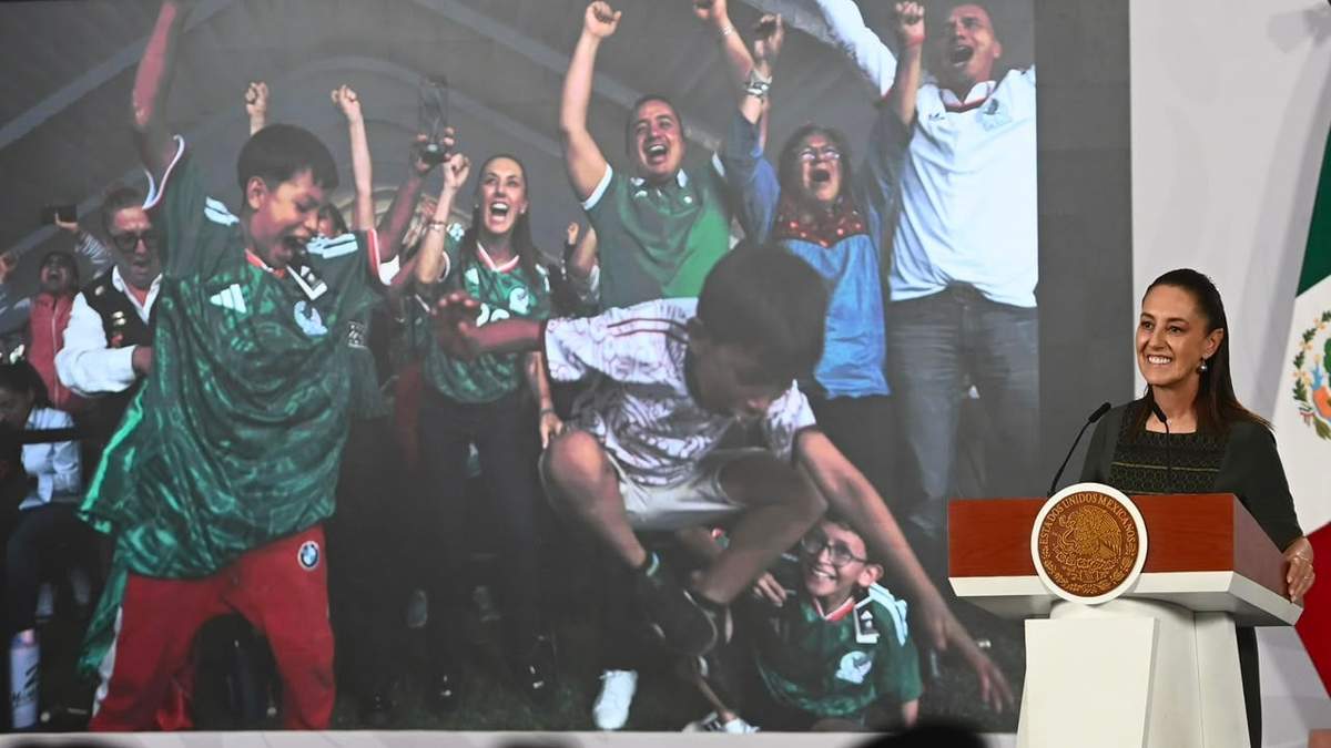 «El que apuesta en contra de México siempre le va a ir mal»: Sheinbaum celebra triunfo mundialista