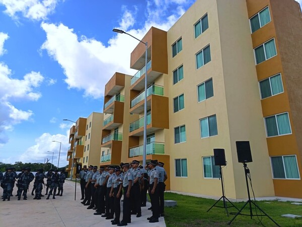 Inauguran viviendas para Guardia Nacional en Yucatán