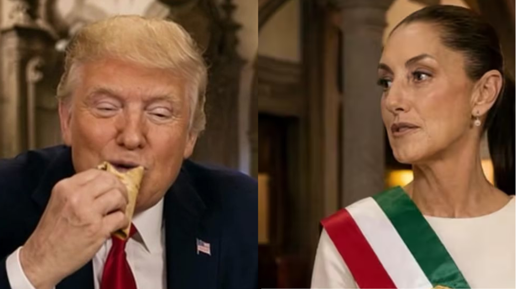 Trump difunde video con IA junto a Sheinbaum