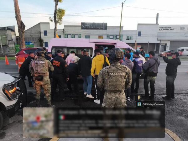 Marina refuerza seguridad en Edomex