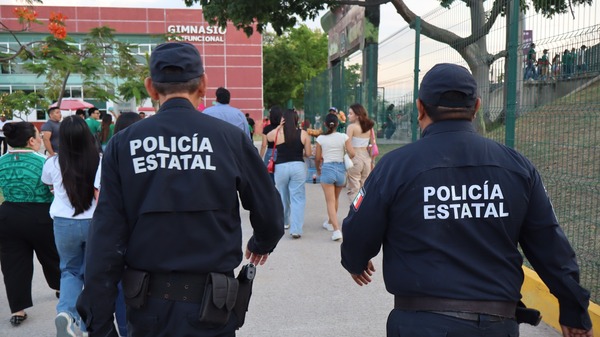 Refuerzan seguridad durante transmisión del Mundial en Tabasco