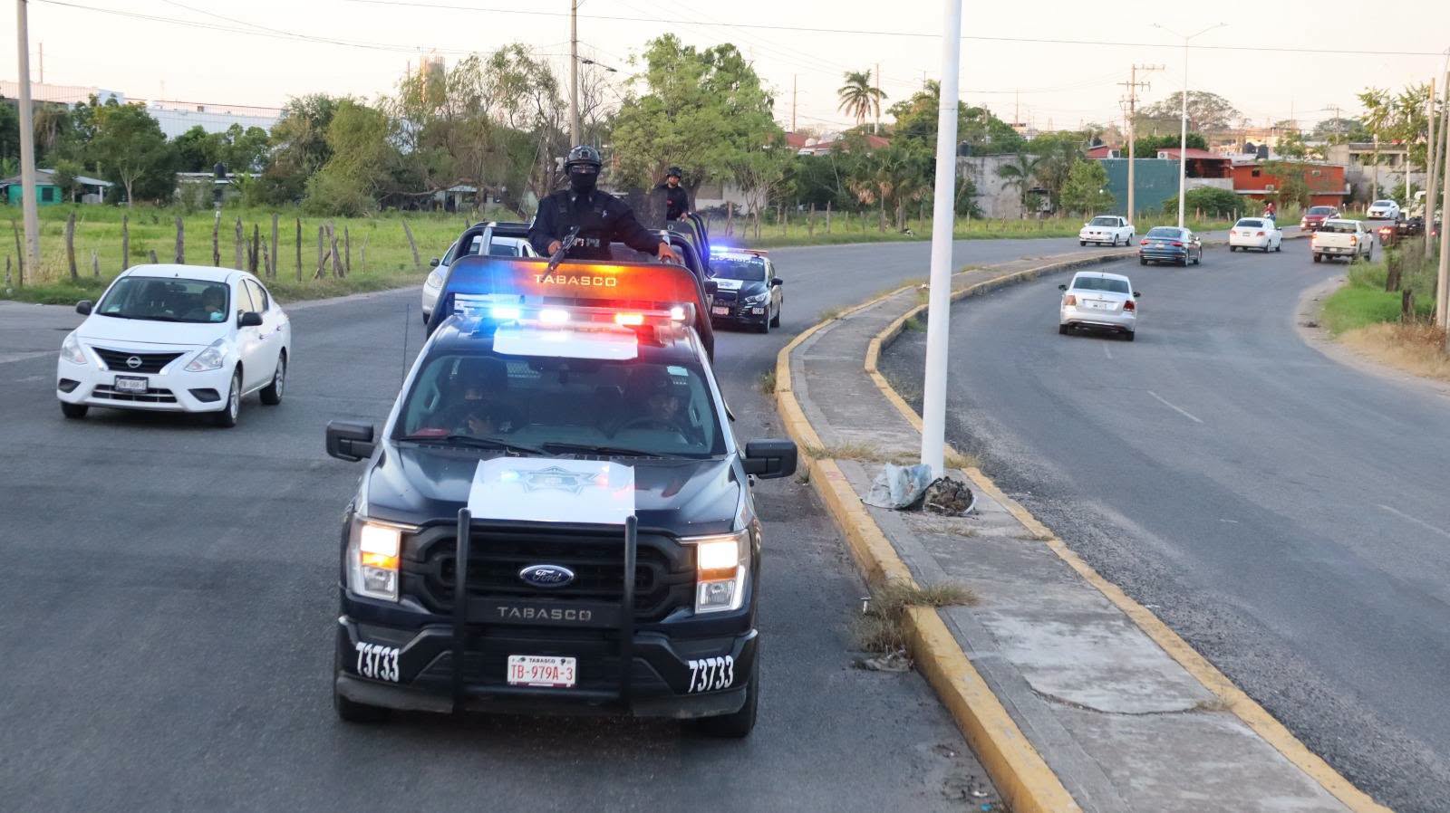 SSPC mantiene operativo «Reforzamiento de Centro» en Villahermosa