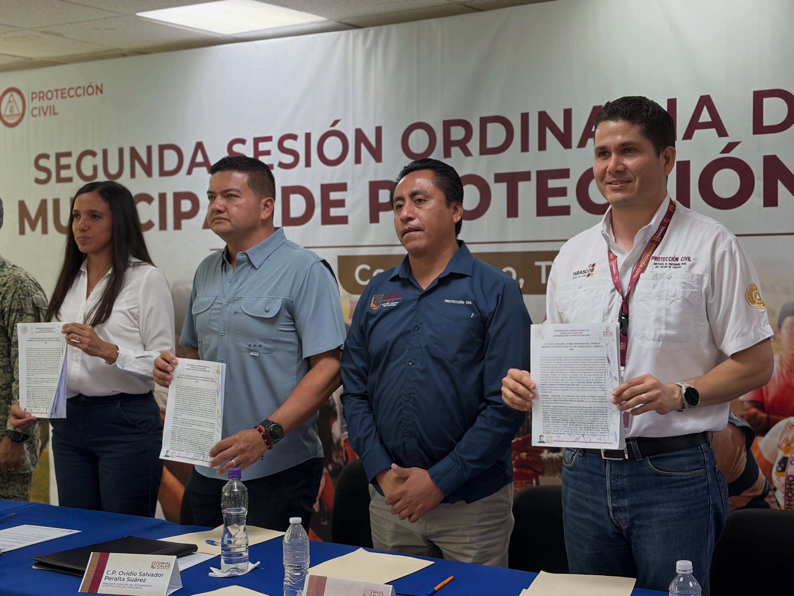 Refuerzan acciones de Protección Civil en Comalcalco