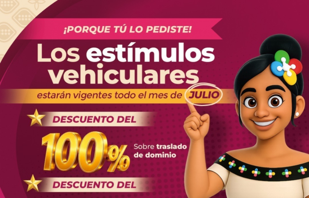 Amplían en julio estímulos fiscales para vehículos en Tabasco