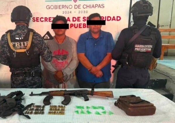 Abaten a dos presuntos criminales tras enfrentamiento en Chiapas