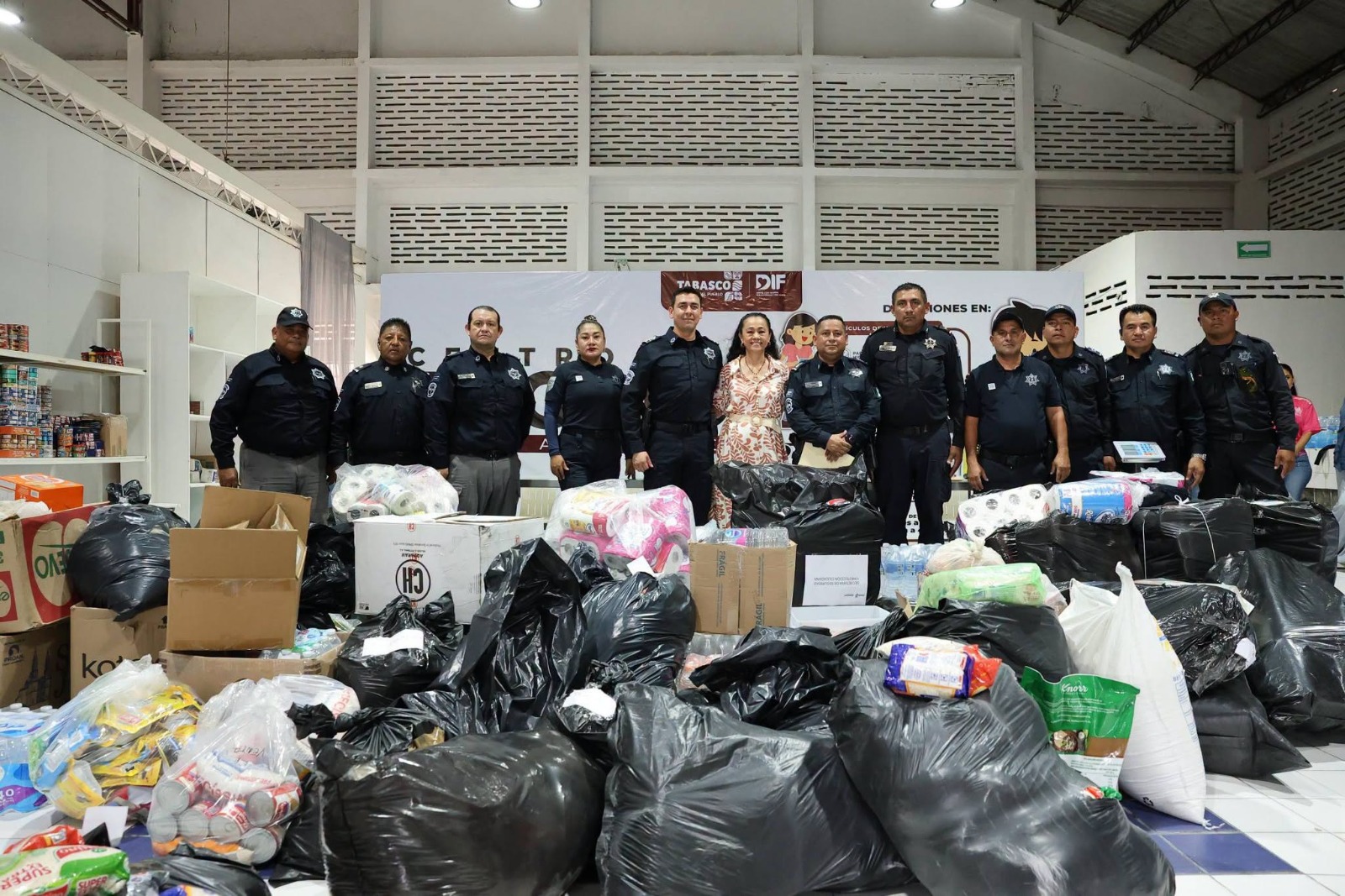 SSPC Tabasco entrega ayuda para damnificados por sismos en Venezuela