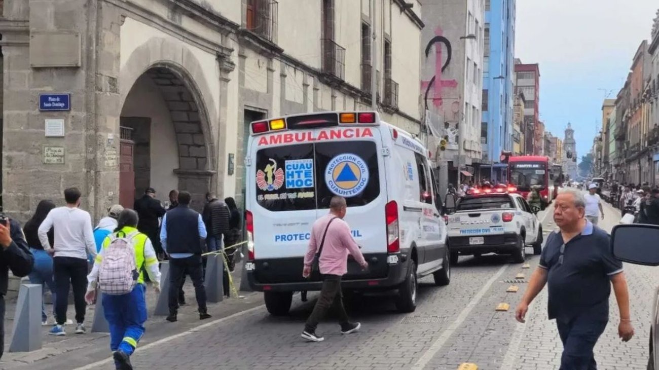 Un muerto y dos heridos en un ataque cerca del Zócalo de CDMX