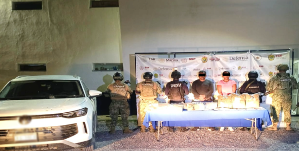 Operativo de seguridad deja detenidos y decomisos en 4 estados