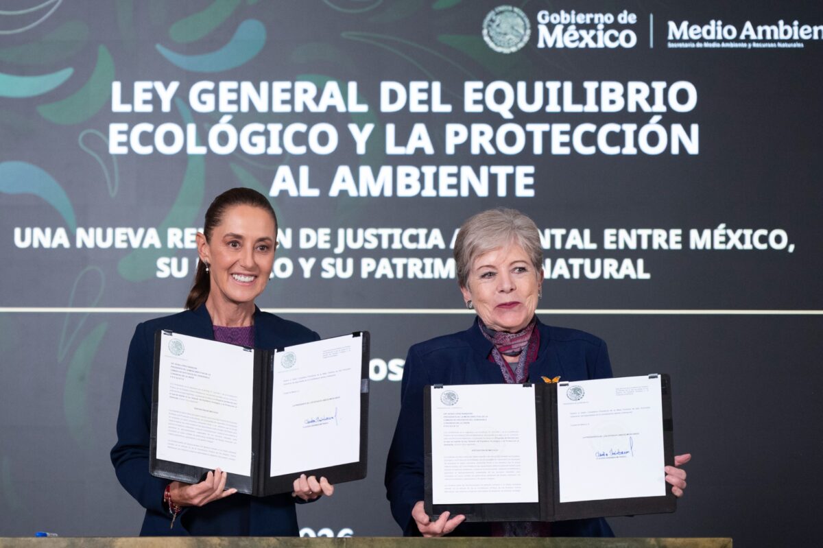 Sheinbaum envía a Diputados iniciativa de Ley General de Protección Ecológica y Justicia Ambiental