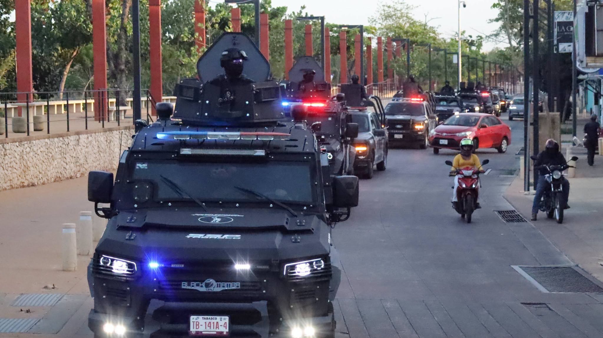 Refuerzan vigilancia en Centro con operativos interinstitucionales