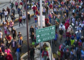 Migrantes alistan nueva caravana desde Tapachula