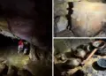 Descubren cueva zoque con 179 piezas prehispánicas en Chiapas