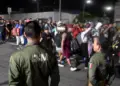 Caravana migrante avanza por Chiapas y llega a Escuintla