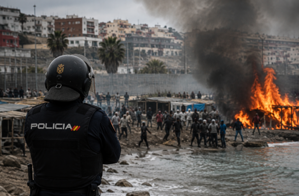 Ceuta enfrenta crisis por disturbios y migración