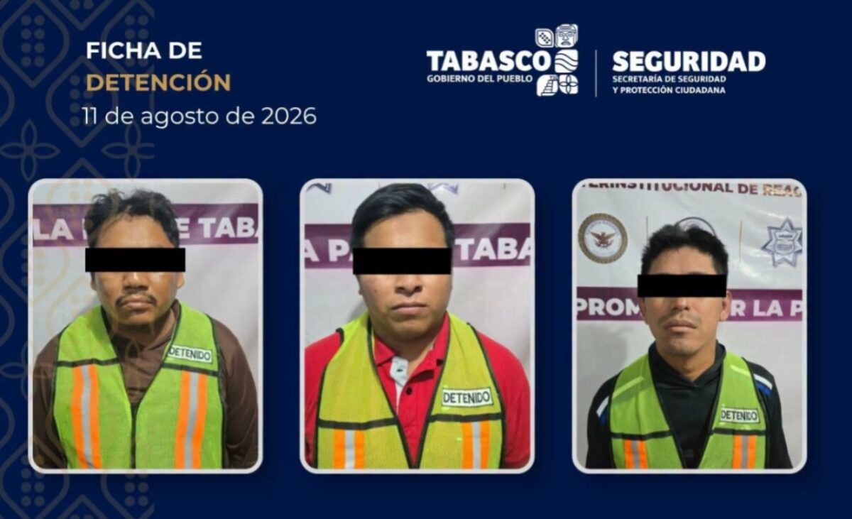 Detienen a tres por tentativa de homicidio y robo en Cárdenas