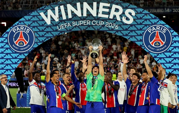 PSG conquista otra Supercopa de Europa