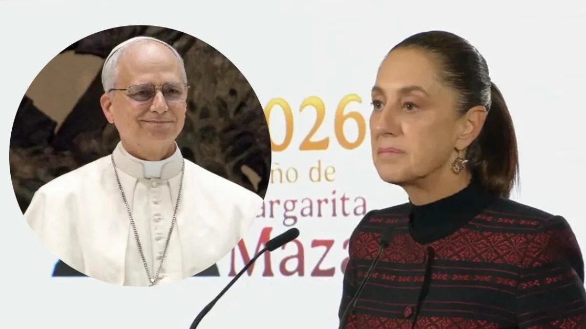 Asegura Claudia Sheinbaum que Papa León XIV quiere visitar México, pero aún no fija la fecha