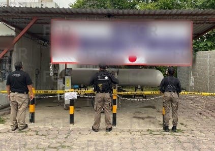 Asegura FGR estación de gas L.P. presuntamente ilegal en Tabasco