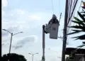 Vecinos de La Lima agradecen a CFE por restablecer energía