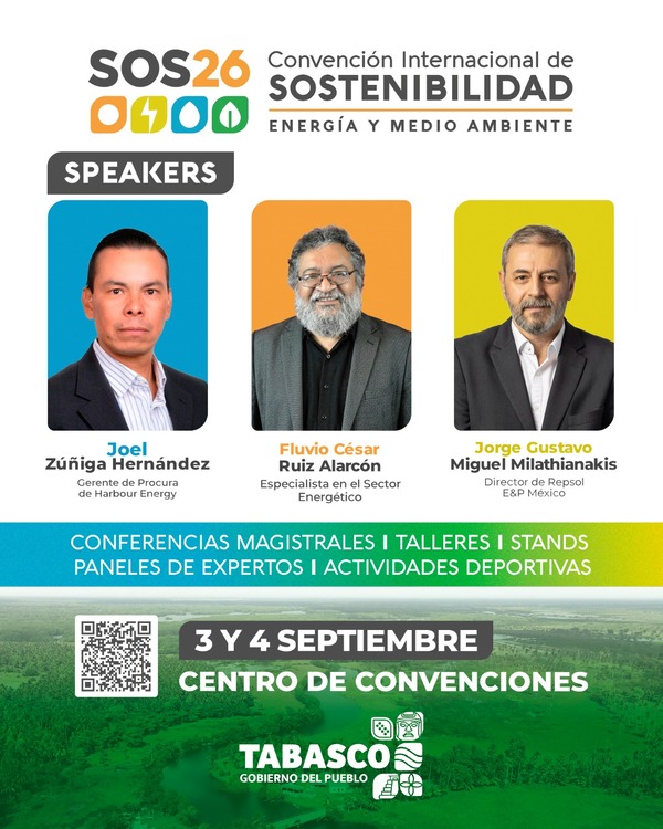 Expertos analizarán futuro energético en SOS26