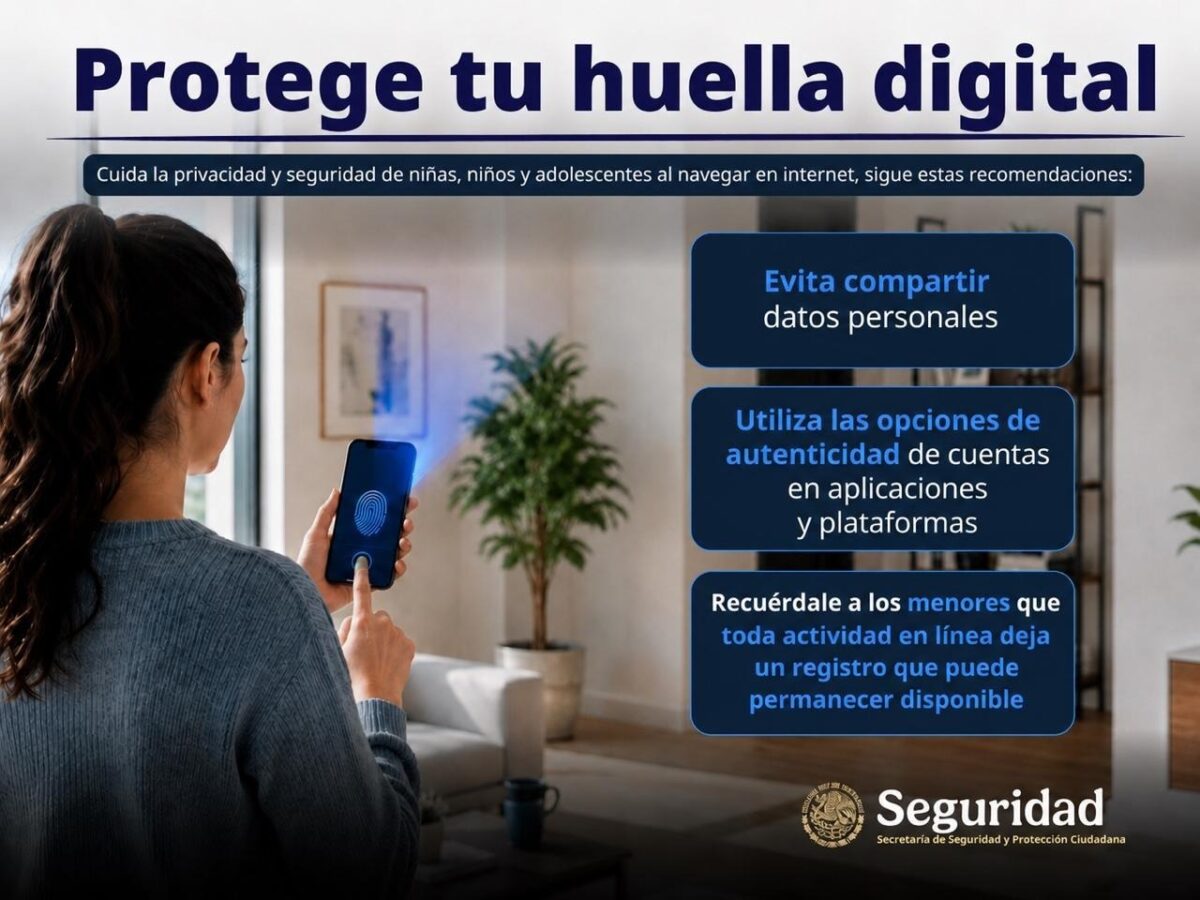Recomienda SSPC reforzar la privacidad y el cuidado de la huella digital
