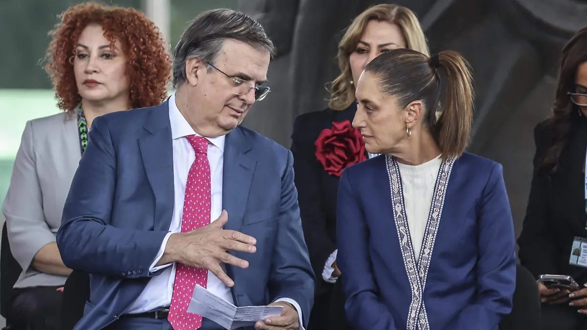 Ebrard viaja a EU para evitar más aranceles: Sheinbaum