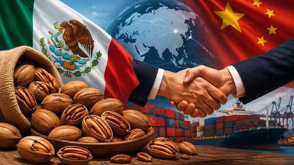 México busca frenar aranceles chinos a nuez pecana
