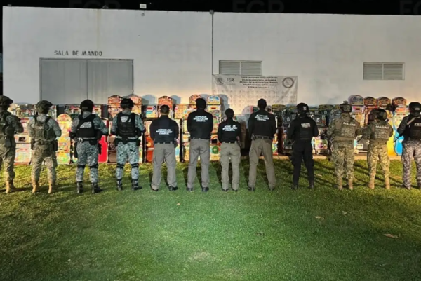 Aseguran dos minicasinos con 50 máquinas en Chiapas